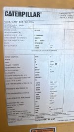 Generator- CAT3512- 1200-1500Kw - Image 2